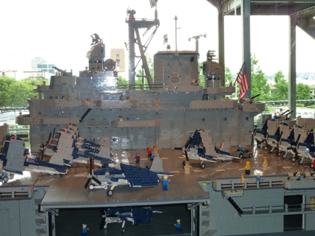 USS Intrepid LEGO Replica