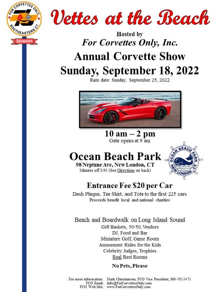 Vettes at the Beach