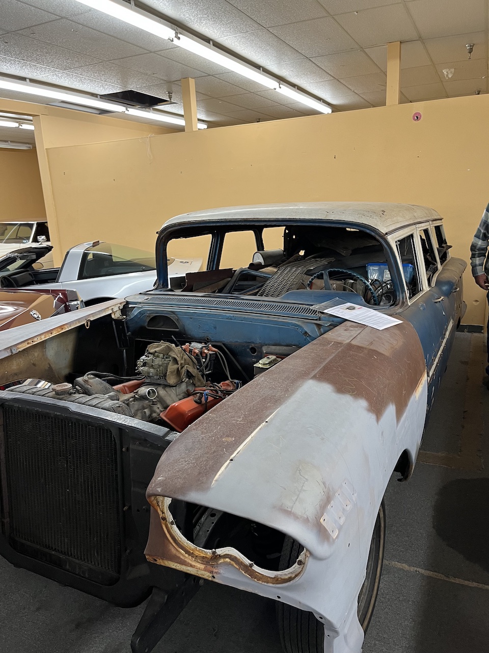 ClassicAutoMall_58 Chevy Wagon being restored